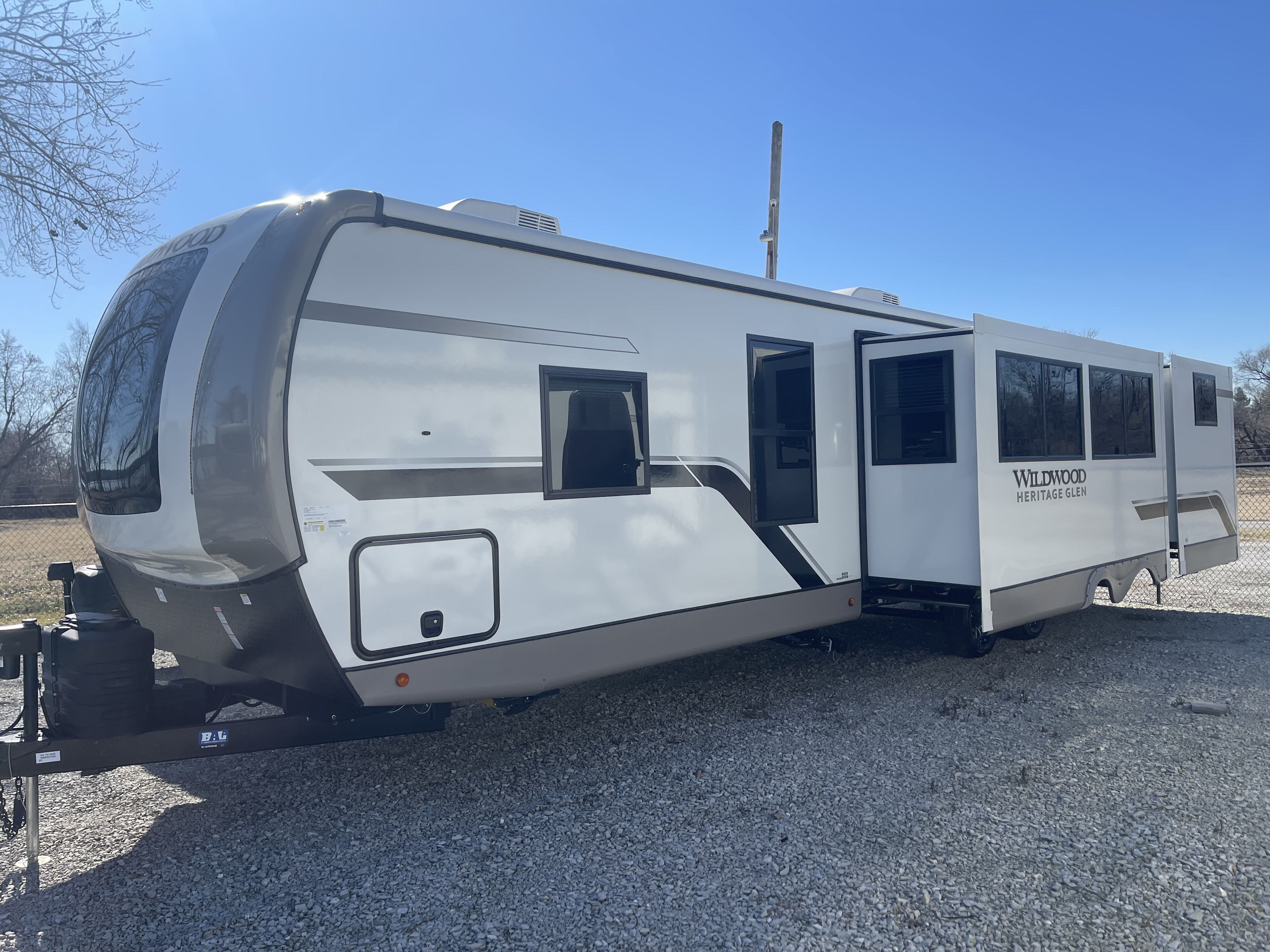 New, 2024, Forest River, Heritage Glen Wildwood 314BUD, Travel Trailers
