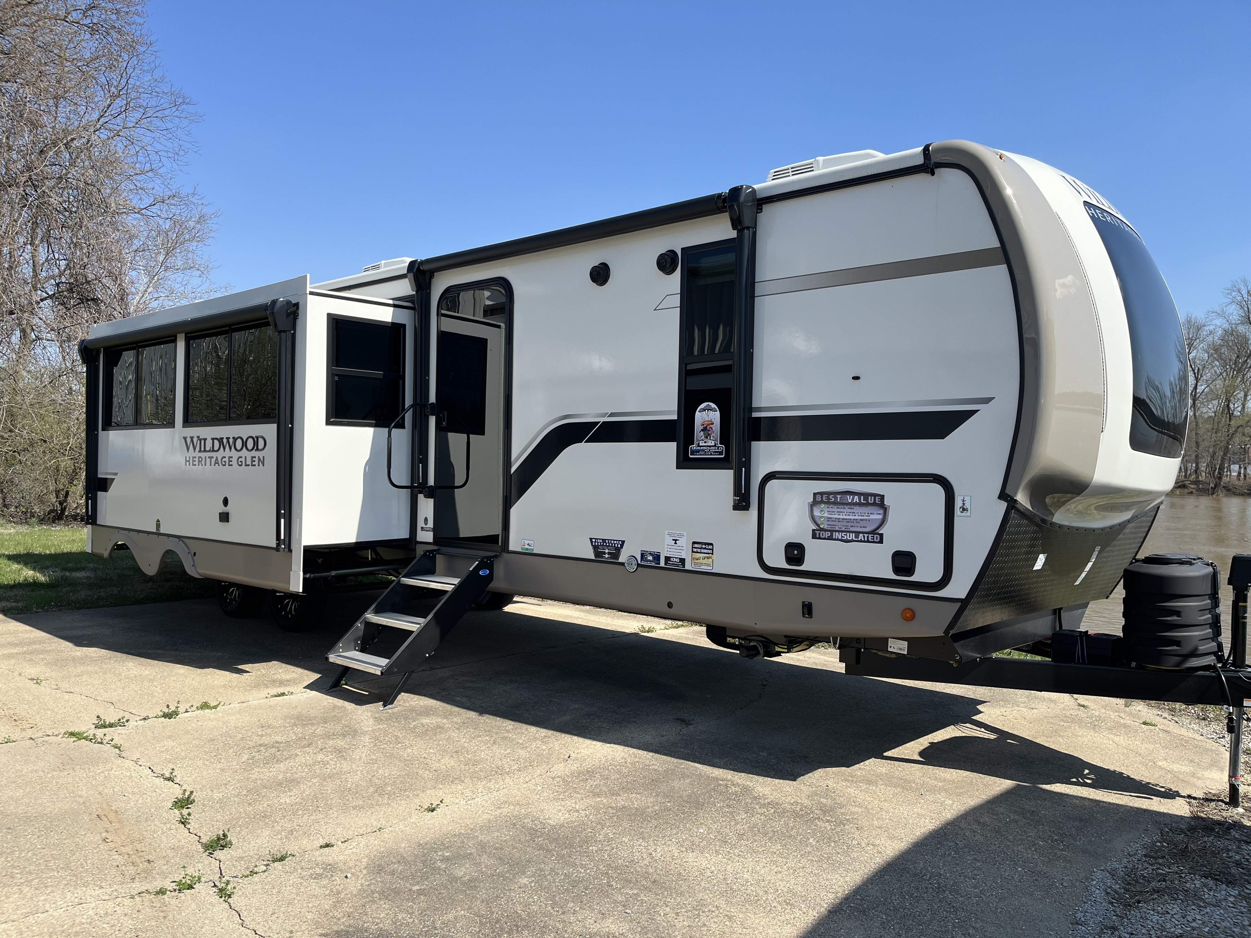 New, 2024, Forest River, Heritage Glen Wildwood 310BHI, Travel Trailers