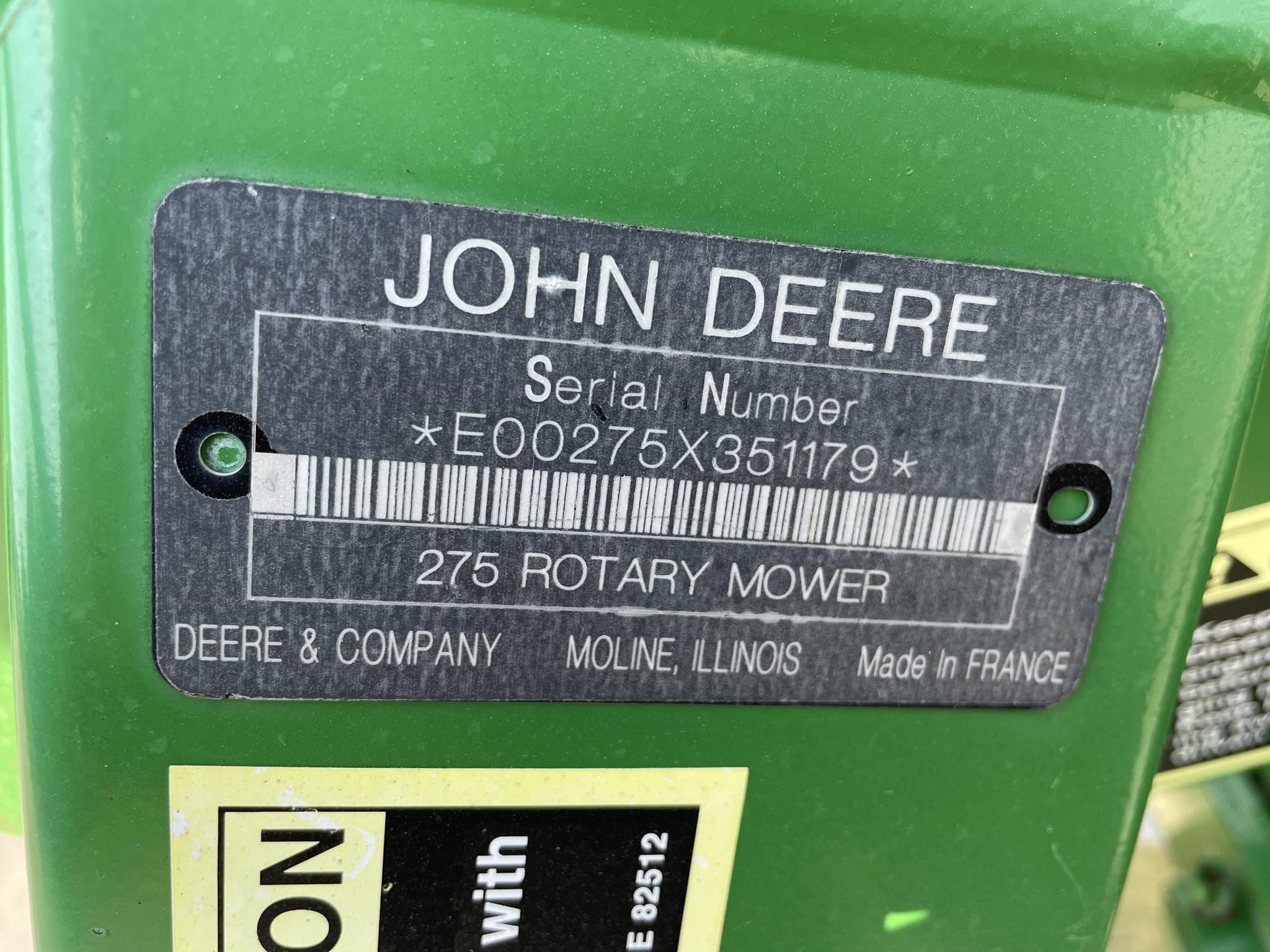 2009 John Deere 275