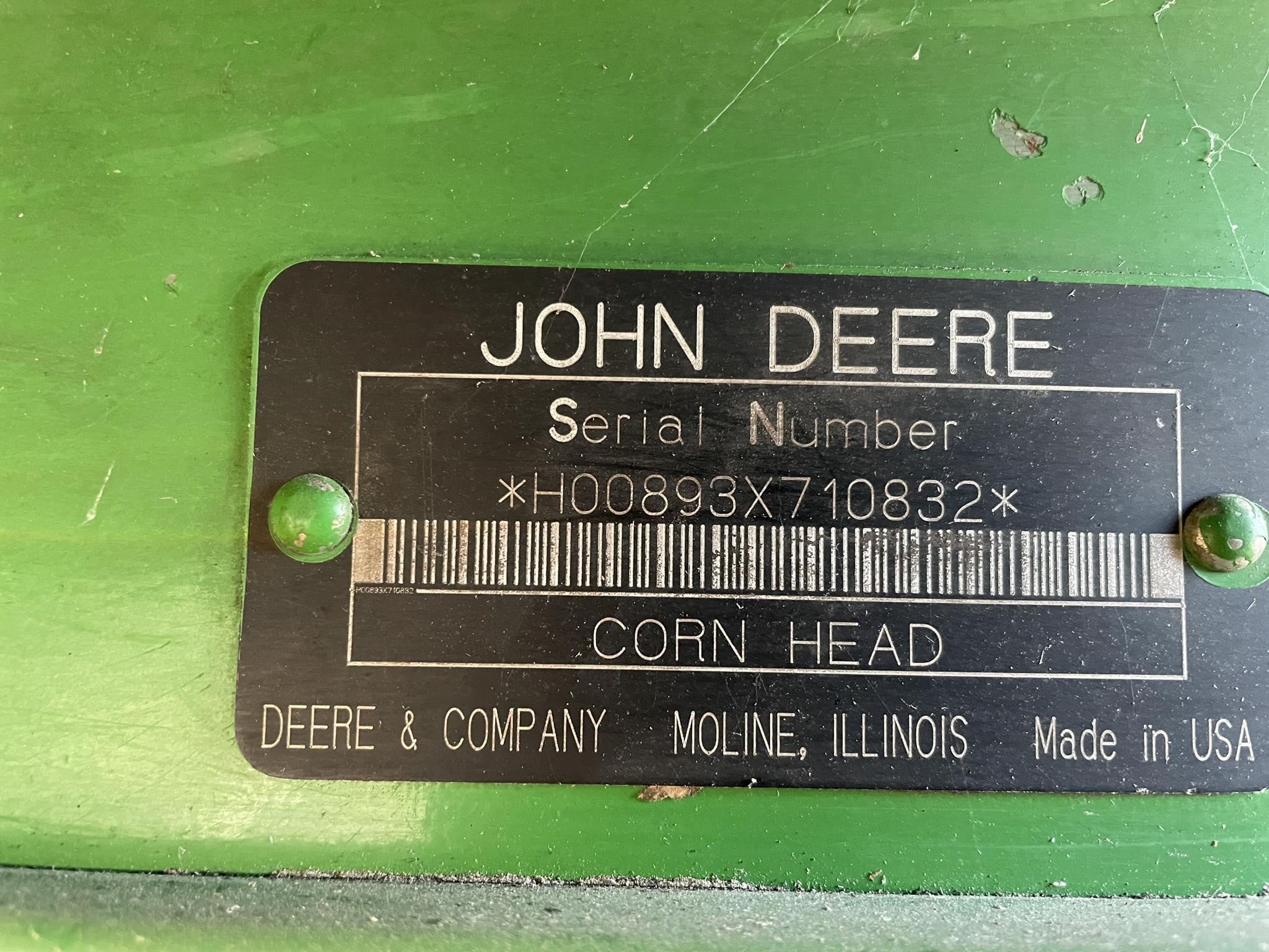 2004 John Deere 893