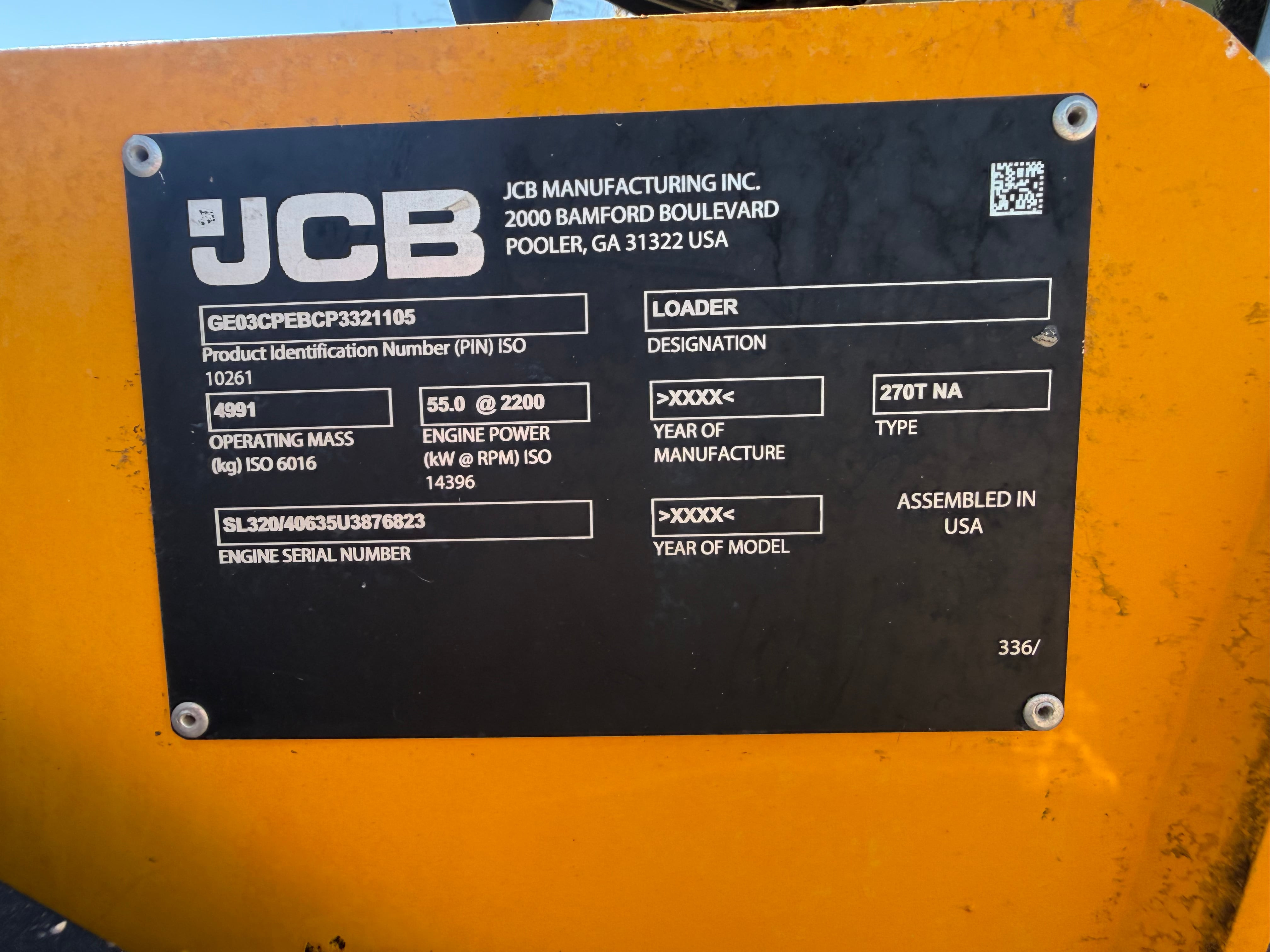 2025 JCB 270T