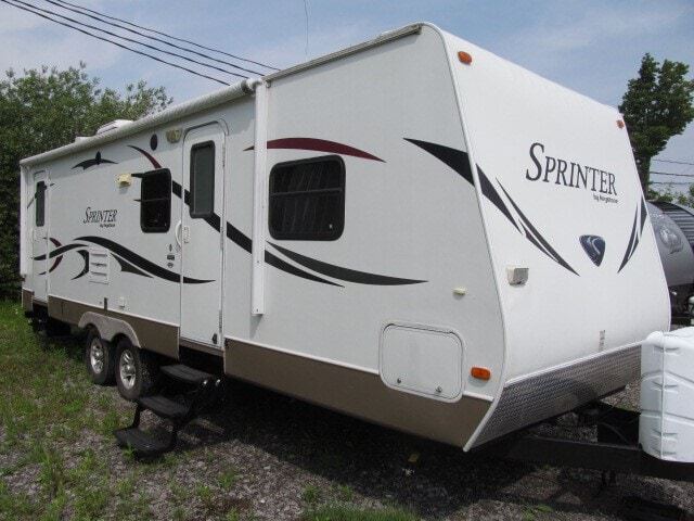 Used, 2012, Keystone, Sprinter 272BH, Travel Trailers