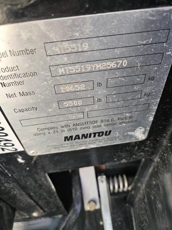 2020 Manitou MTA5519 S3