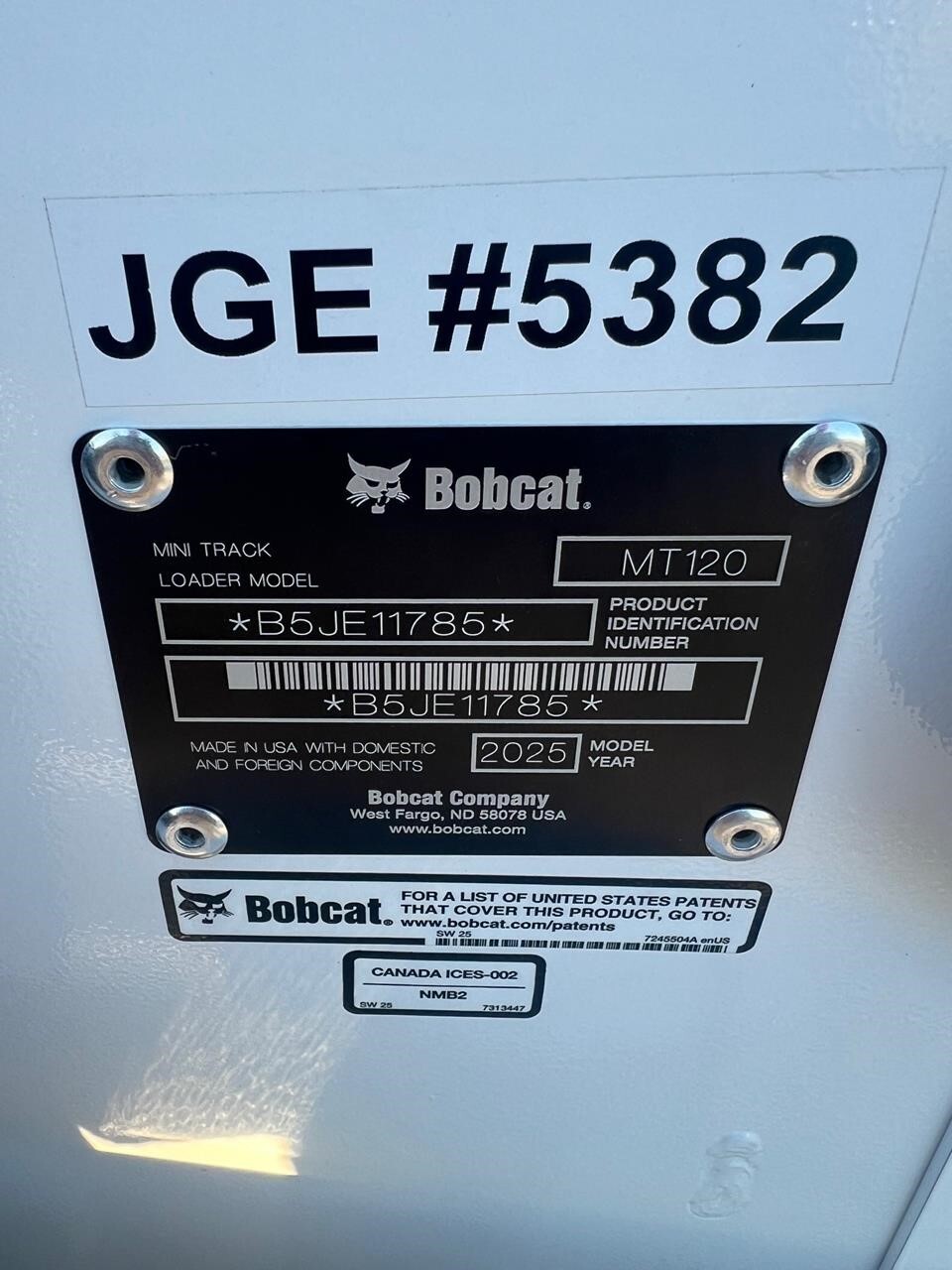 2025 Bobcat MT120