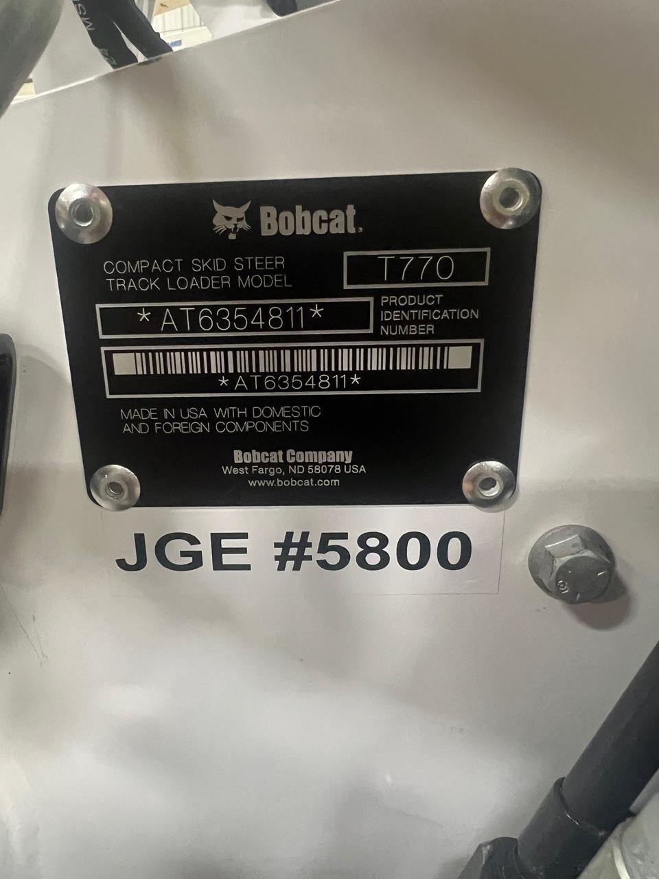 2026 Bobcat T770