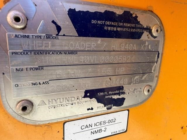 2022 Hyundai HL940AXT