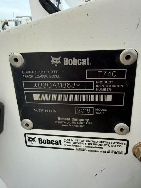2016 Bobcat T740