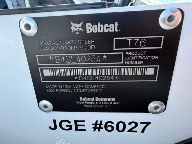 2026 Bobcat T76