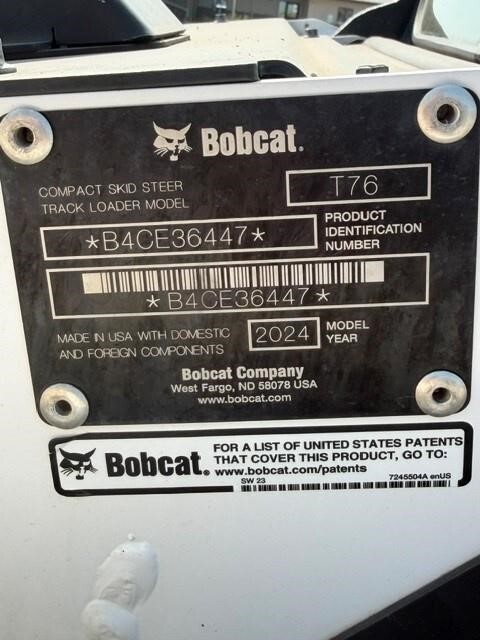 2024 Bobcat T76