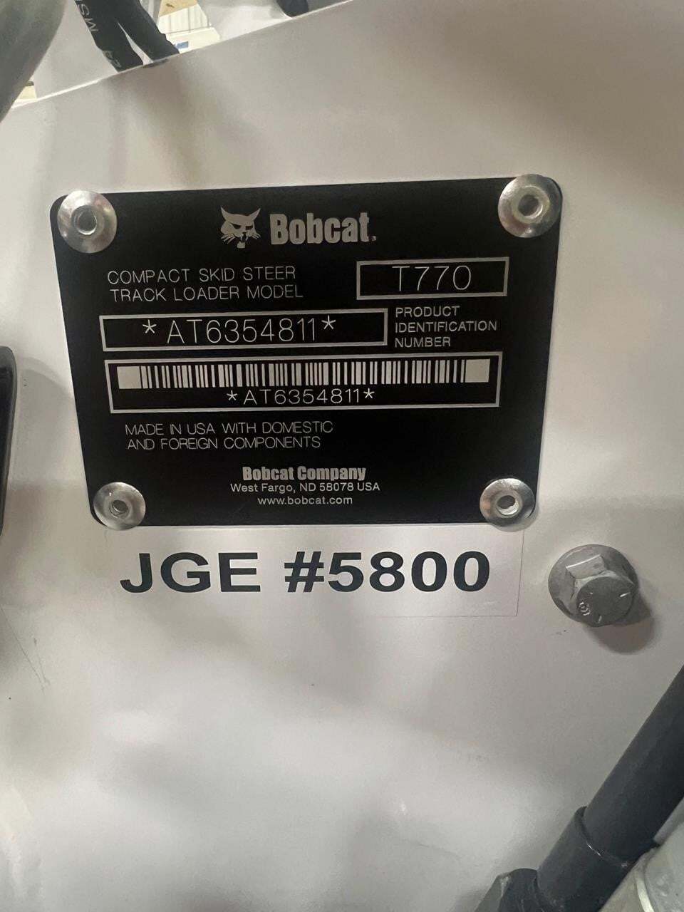 2026 Bobcat T770