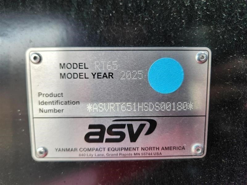 2025 ASV POSI-TRACK RT65