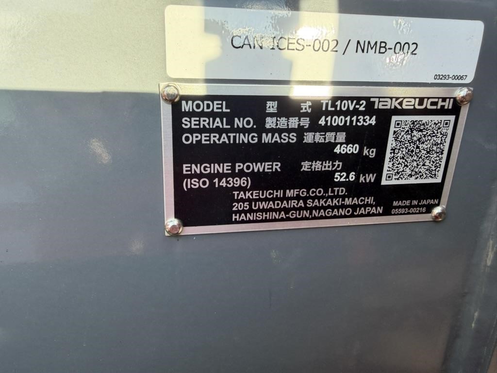 2026 Takeuchi TL10V2