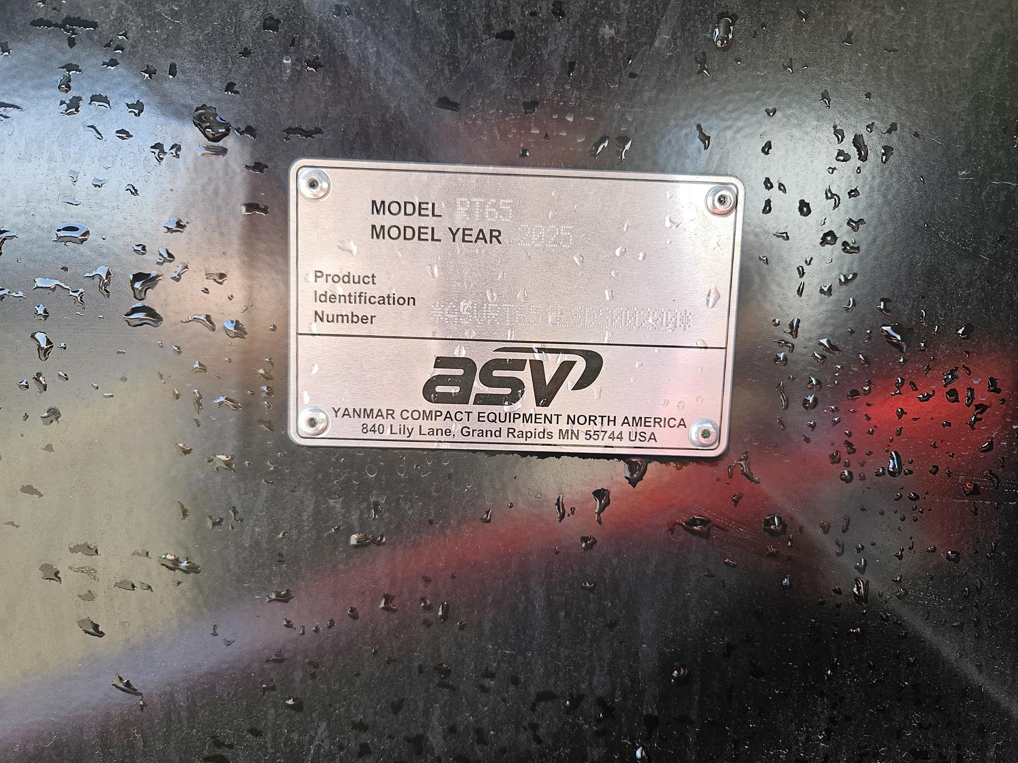 2025 ASV POSI-TRACK RT65 MAX