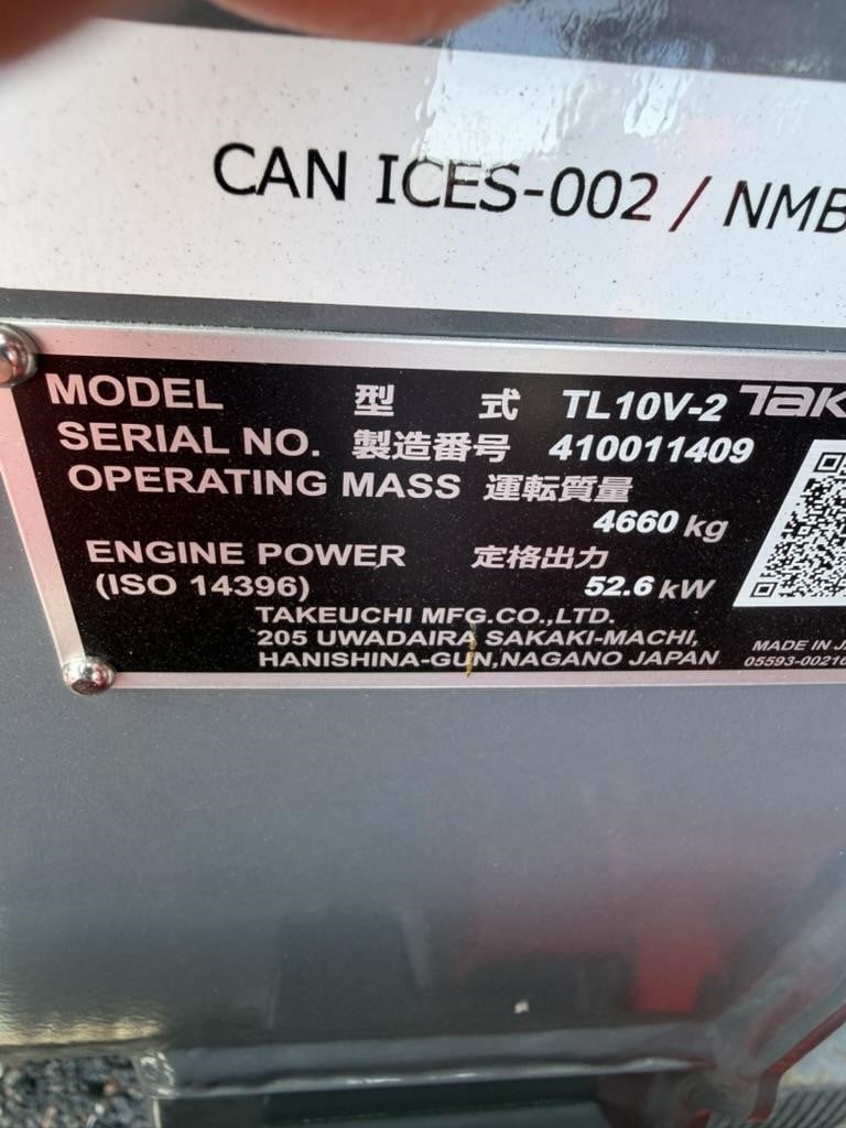 2026 Takeuchi TL10V2