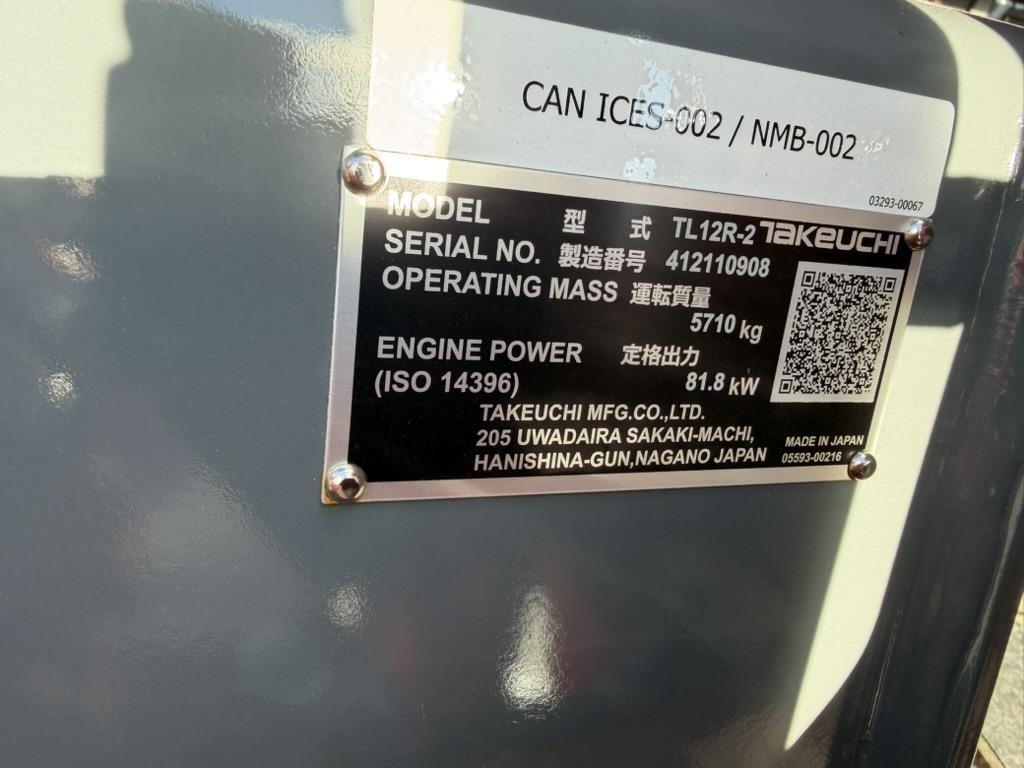 2026 Takeuchi TL12R2