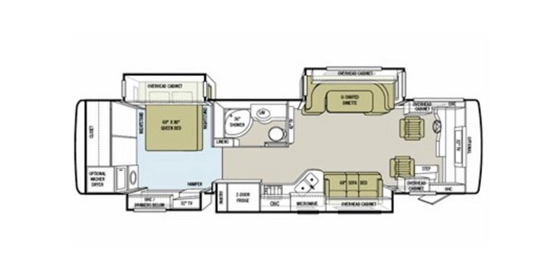 2011 Tiffin Motorhomes Allegro Red 34qfa