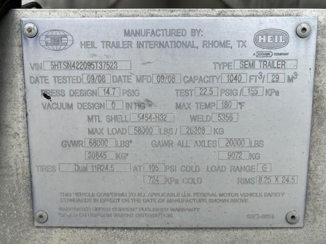 2009 Heil SUPER JET 1040