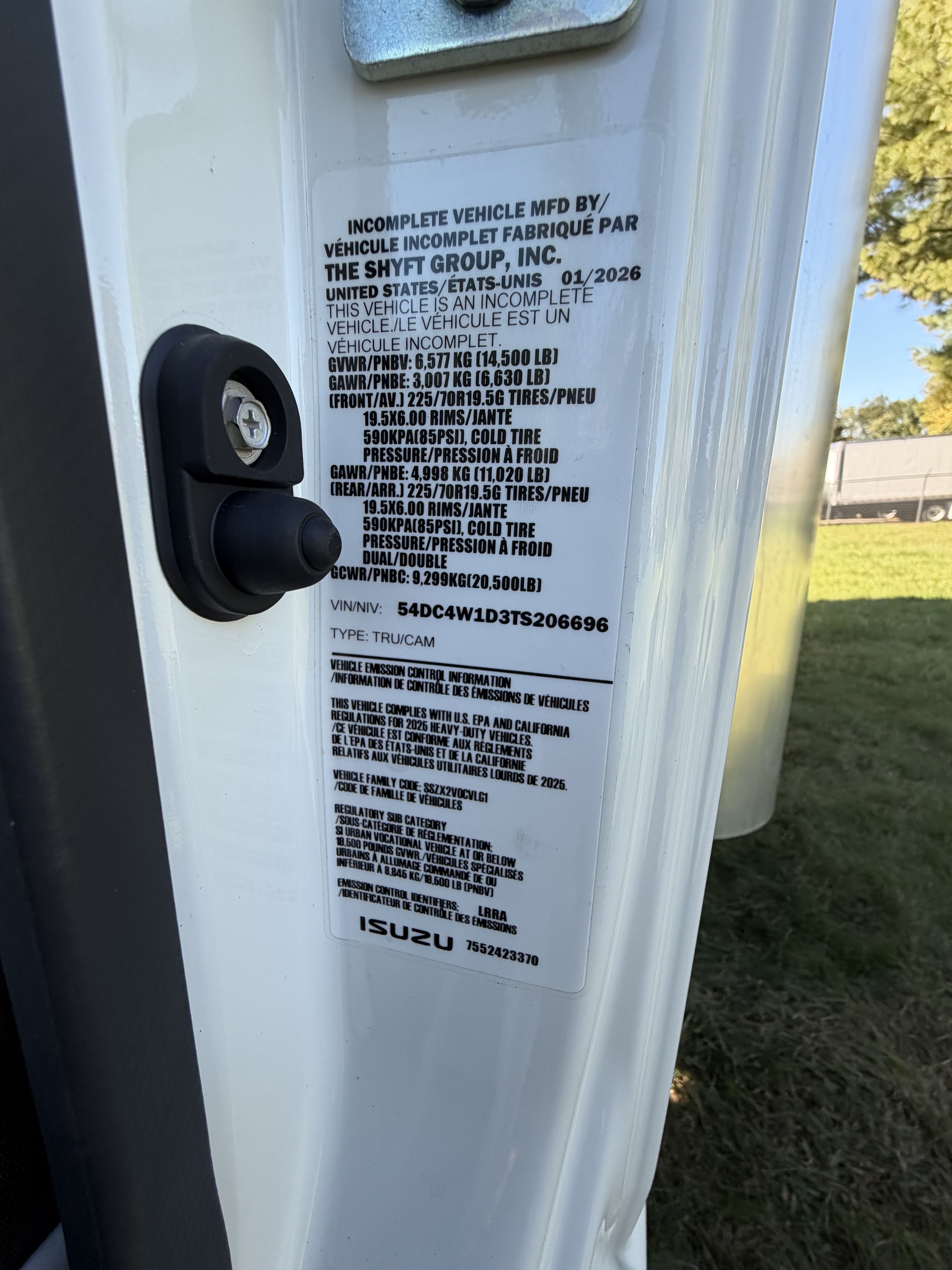 2026 Isuzu NPR HD GAS