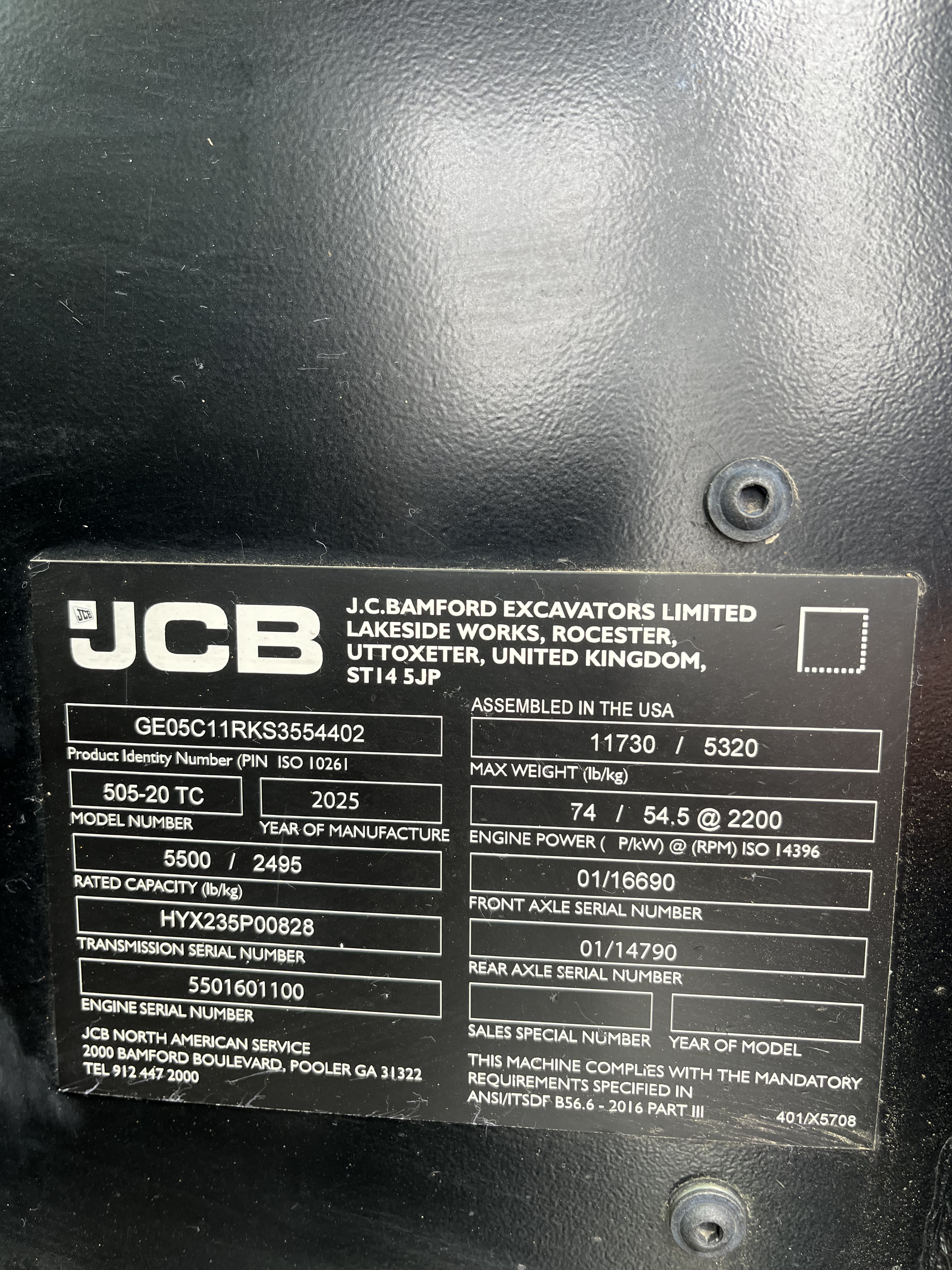 2026 JCB 505-20TC