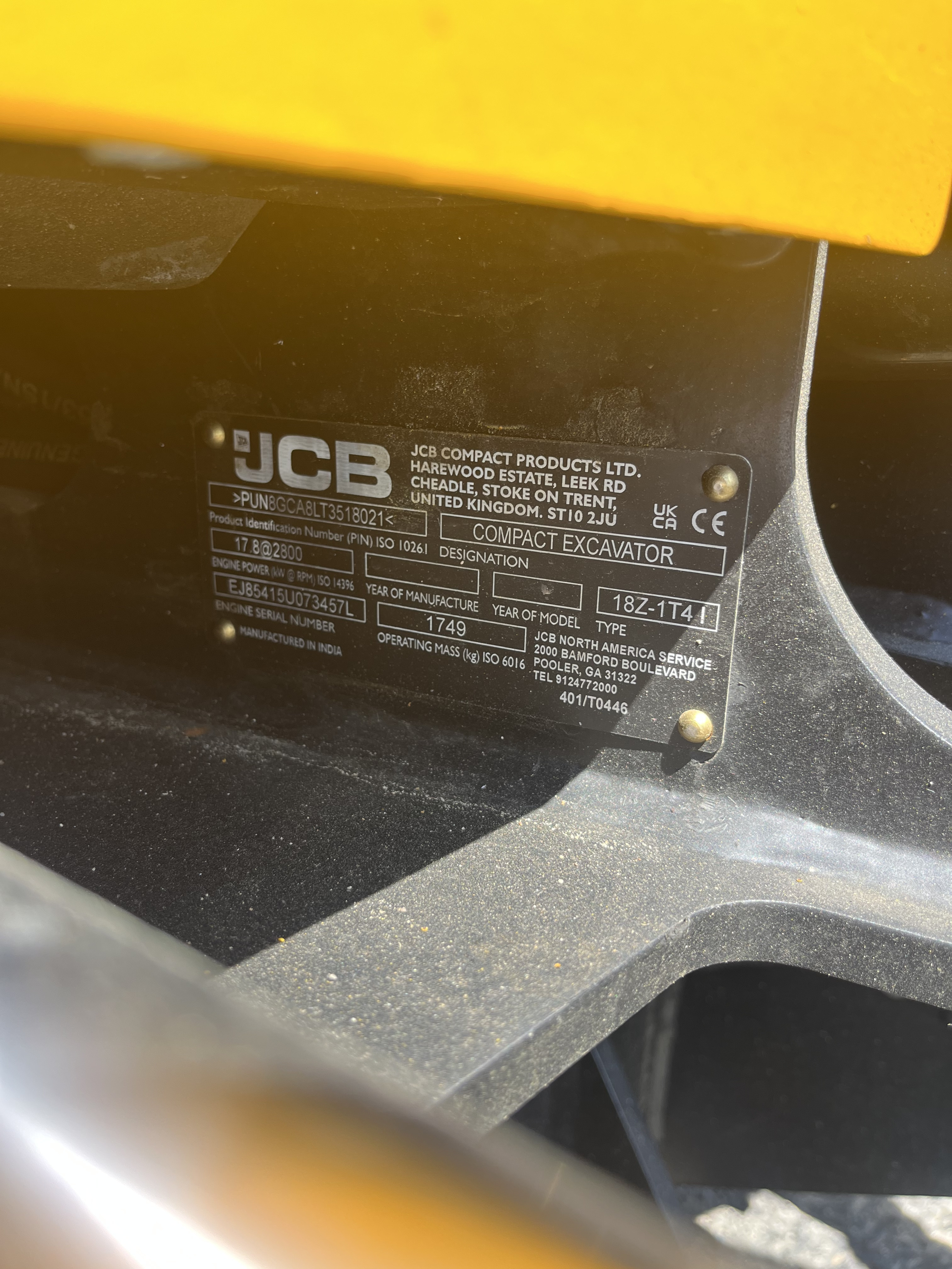2026 JCB 18Z-1