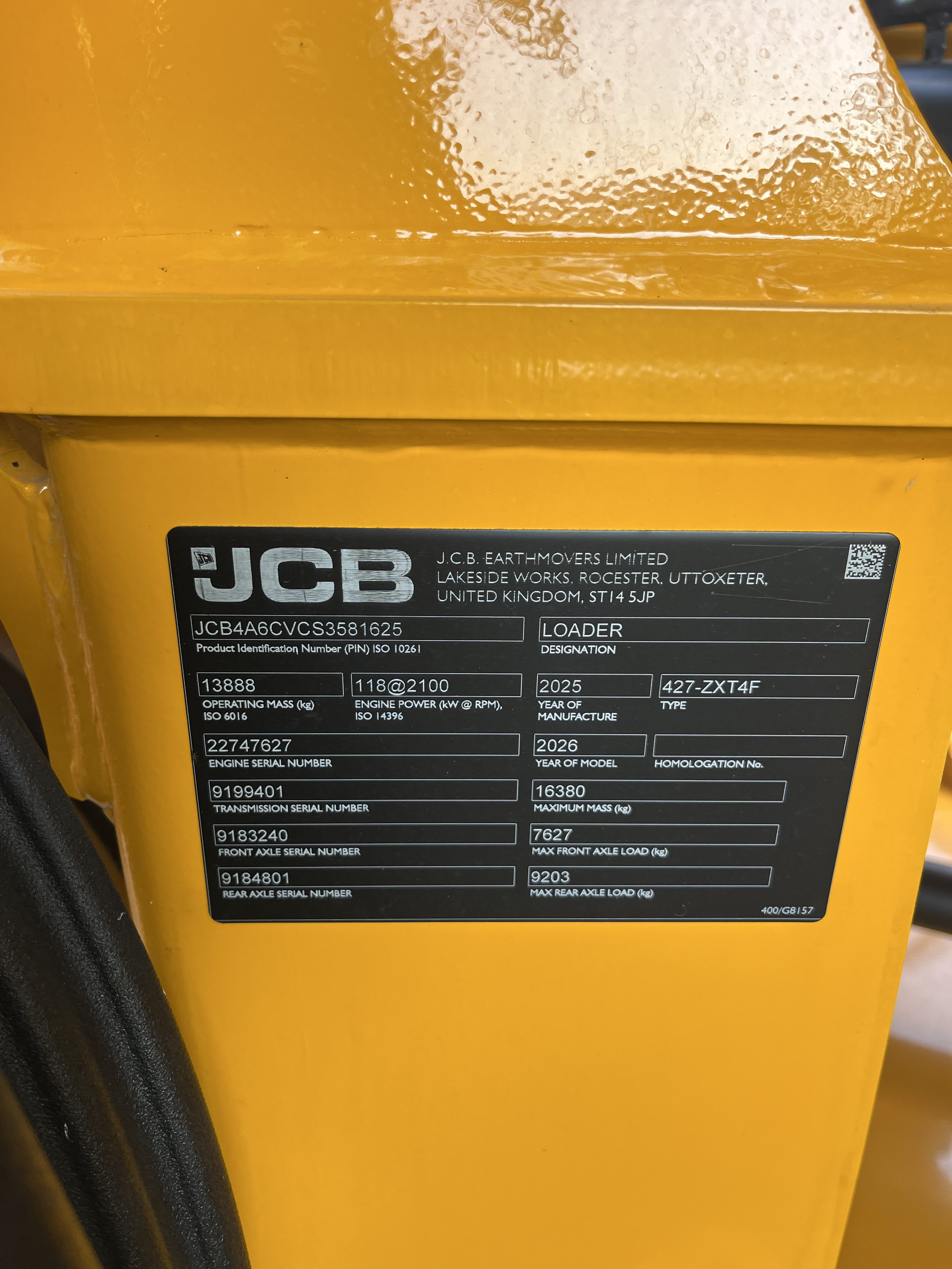 2026 JCB 427