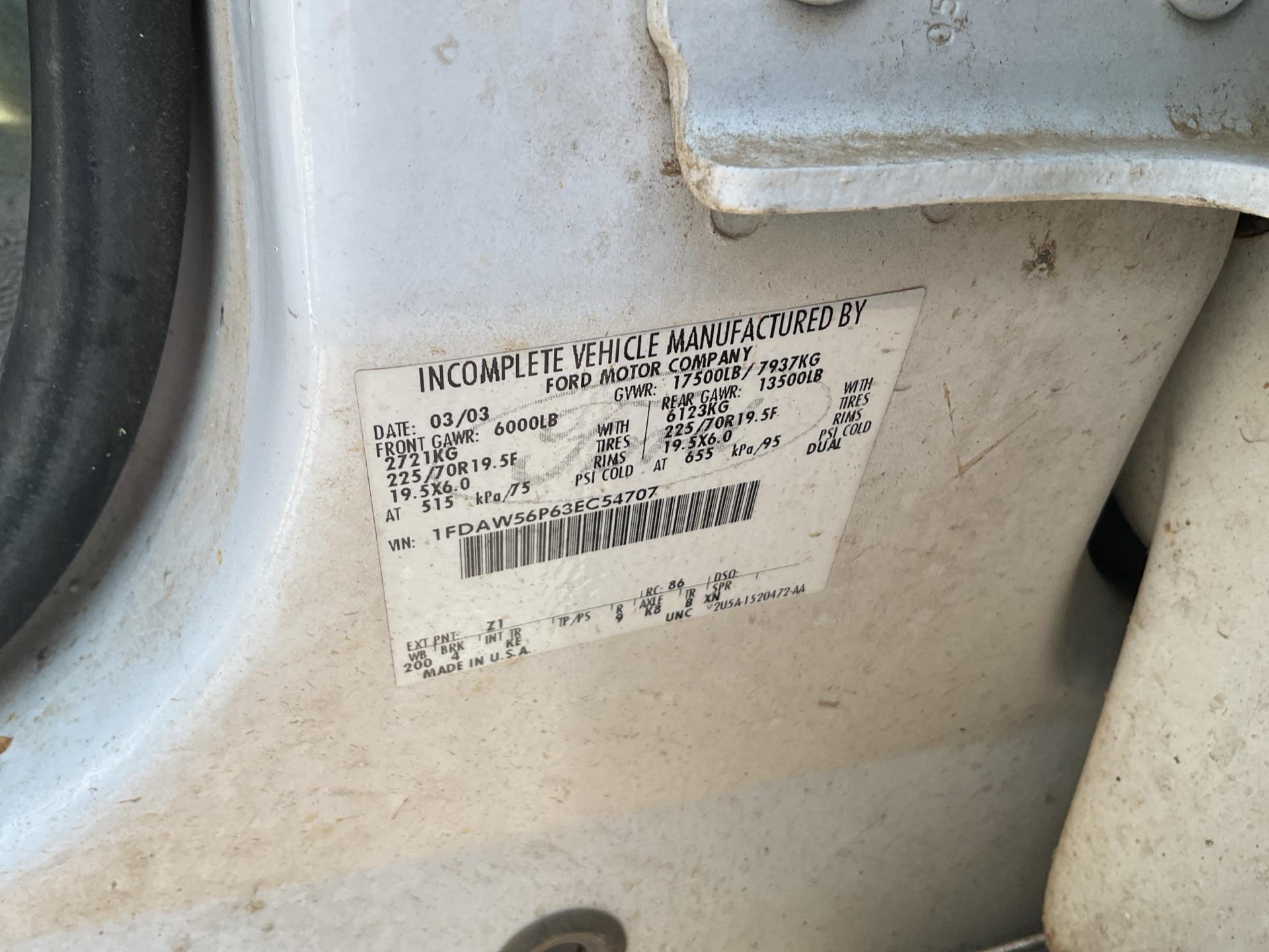 2003 Ford F550