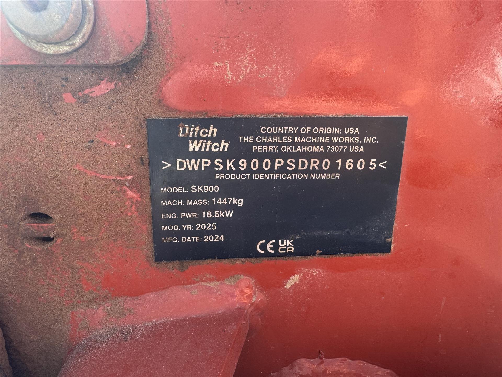 2025 Ditch Witch SK900