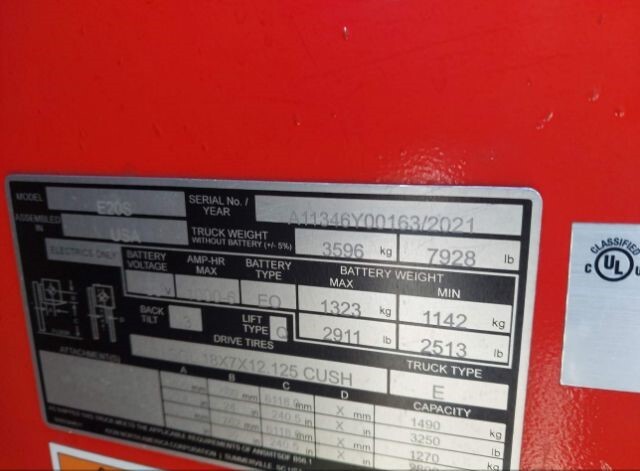 2023 Linde E20S