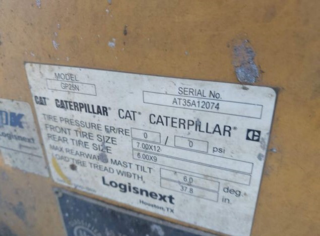 2022 Caterpillar GP25N