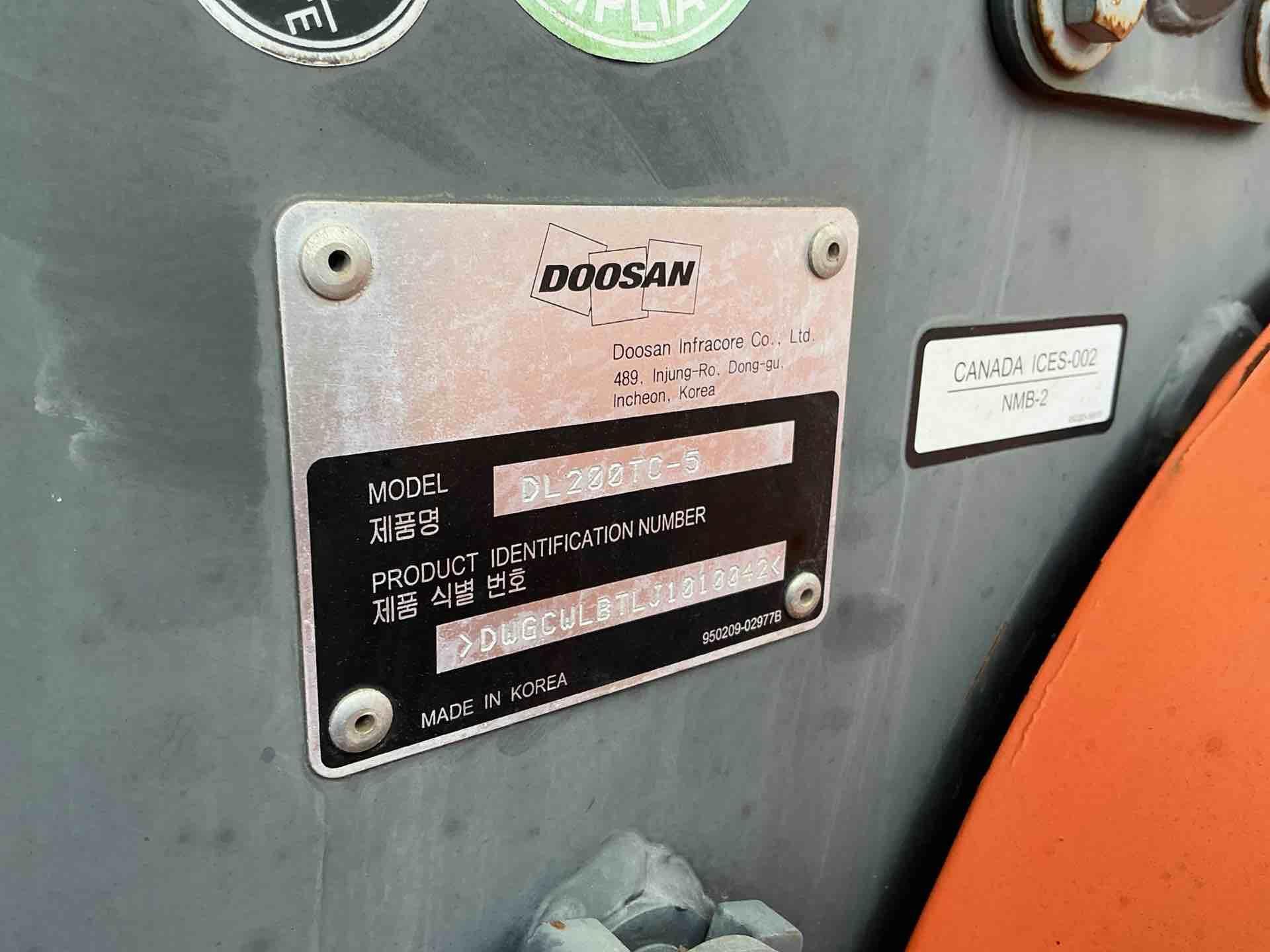 2020 Doosan DL200TC2-5-US210