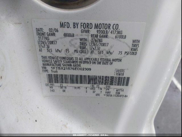 2006 Ford F250