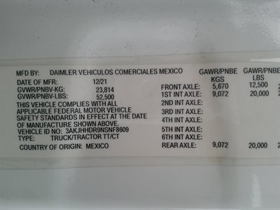 2022 Freightliner CASCADIA 126