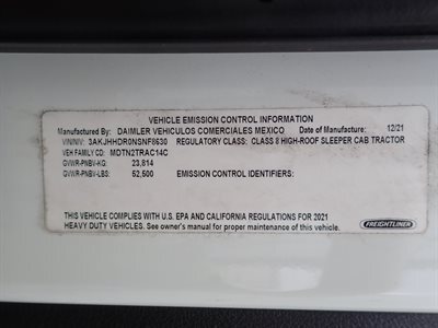 2022 Freightliner CASCADIA