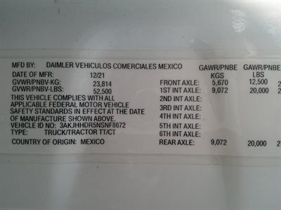 2022 Freightliner CASCADIA 126