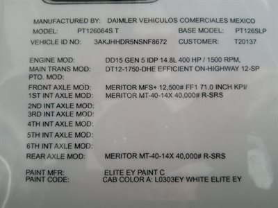 2022 Freightliner CASCADIA 126