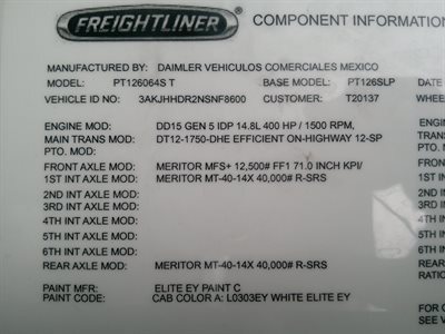 2022 Freightliner CASCADIA 126