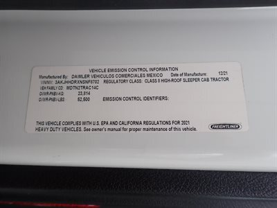 2022 Freightliner CASCADIA 126
