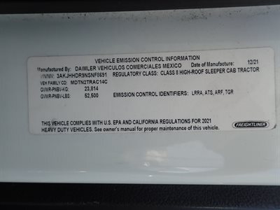 2022 Freightliner CASCADIA 126