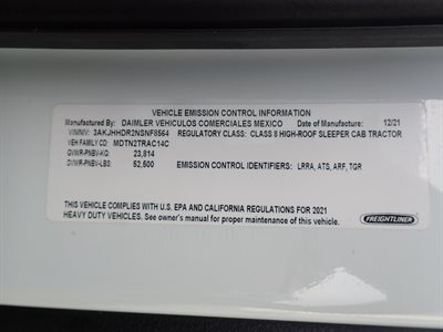 2022 Freightliner CASCADIA 126