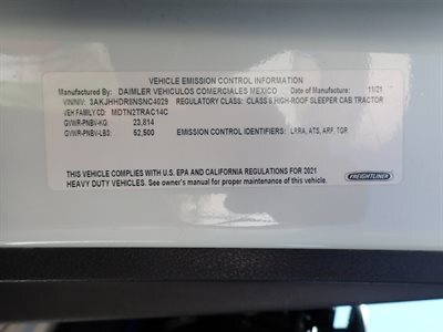 2022 Freightliner CASCADIA 126