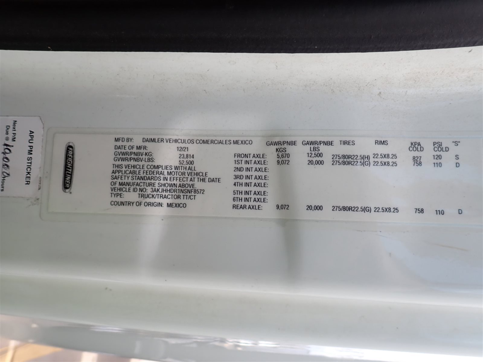 2022 Freightliner CASCADIA 126