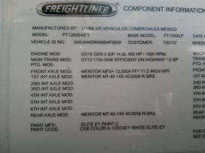 2022 Freightliner CASCADIA 126