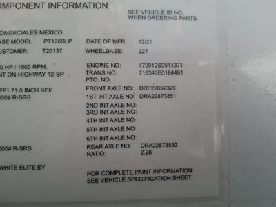 2022 Freightliner CASCADIA 126