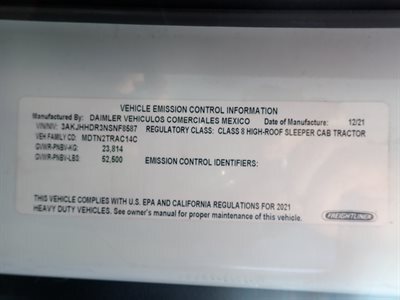 2022 Freightliner CASCADIA 126
