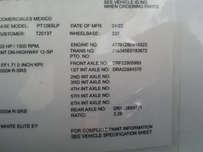 2022 Freightliner CASCADIA 126