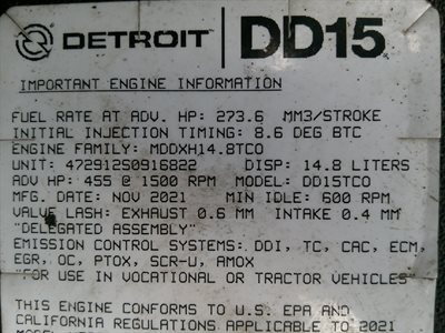 2022 Freightliner CASCADIA 126