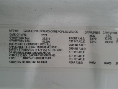 2022 Freightliner Cascadia