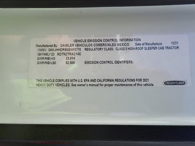 2022 Freightliner Cascadia