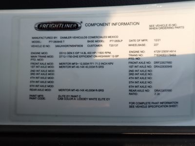 2022 Freightliner Cascadia 126
