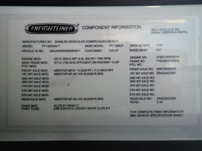 2022 Freightliner Cascadia 126